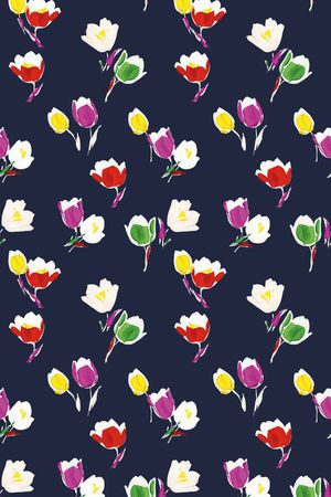 小碎花印花华亿平台图片