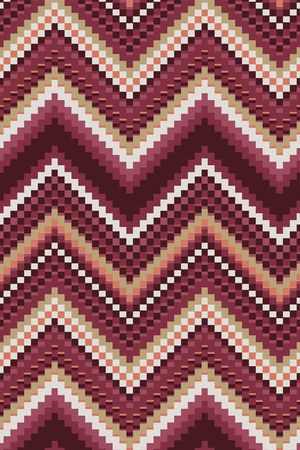 波浪条纹印花华亿平台图片