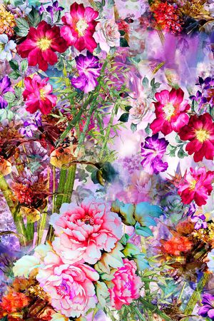 兰花印花华亿平台图片