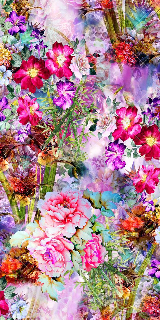 兰花印花华亿平台图片