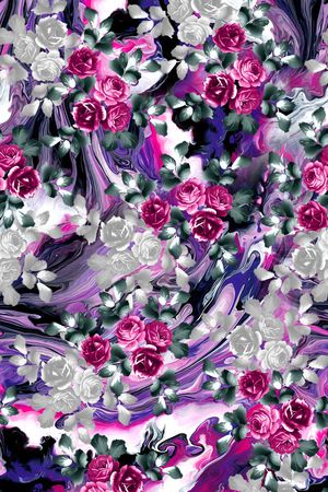 郁金香印花华亿平台图片