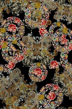 欧式印花华亿平台图片