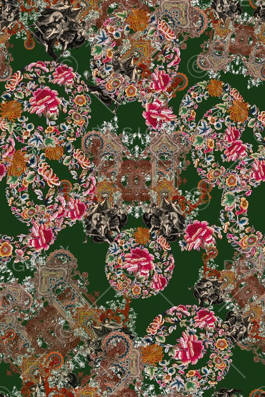 欧式印花华亿平台图片