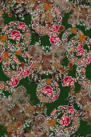 欧式印花华亿平台图片