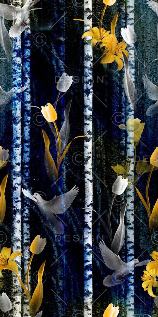 花朵印花华亿平台图片