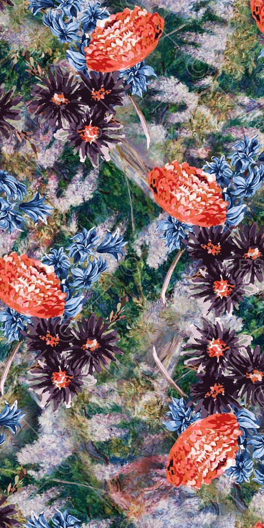 康乃馨印花华亿平台图片