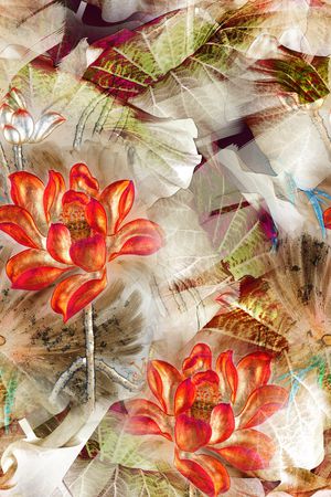 中国风印花华亿平台图片