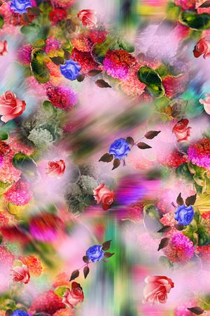 乱花印花华亿平台图片