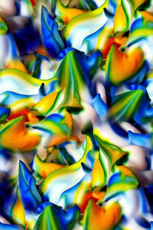 抽象印花华亿平台图片