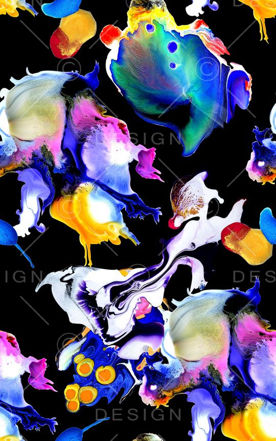 抽象印花华亿平台图片