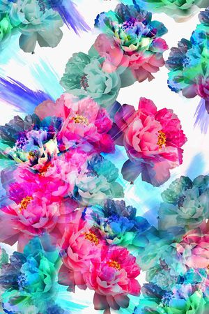 花朵印花华亿平台图片