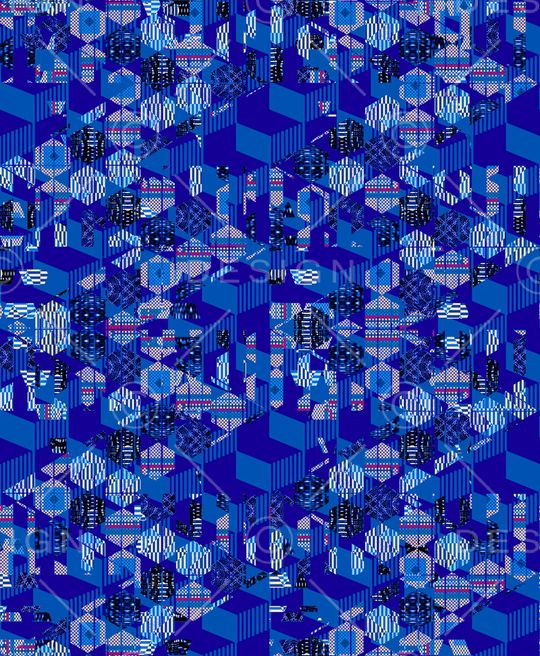 方格印花华亿平台图片