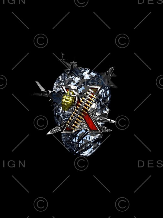 骷髅头印花华亿平台图片