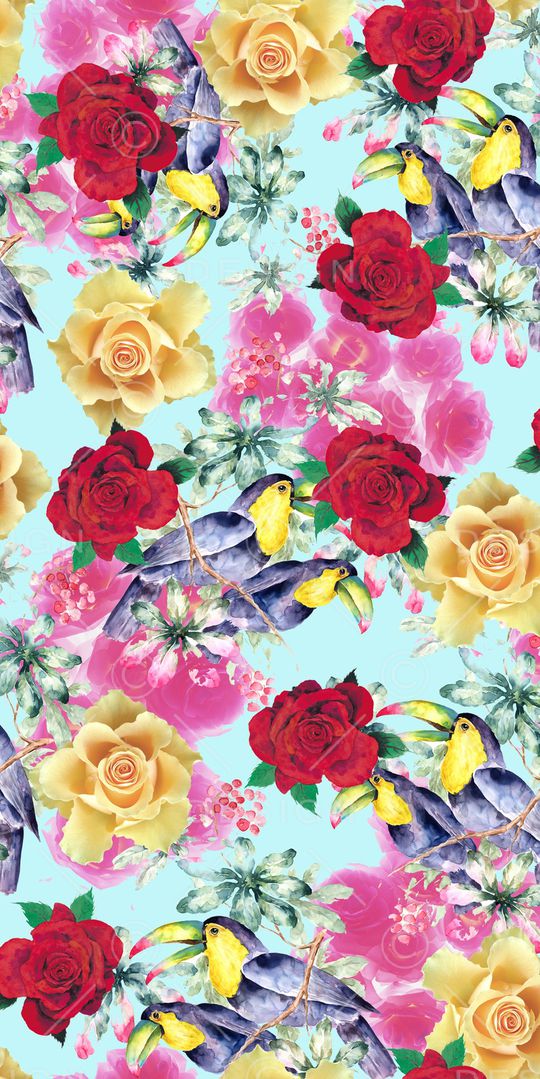 乱花印花华亿平台图片