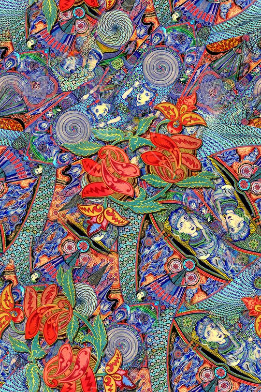 民族风印花华亿平台图片