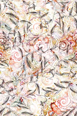 佩兹利印花华亿平台图片