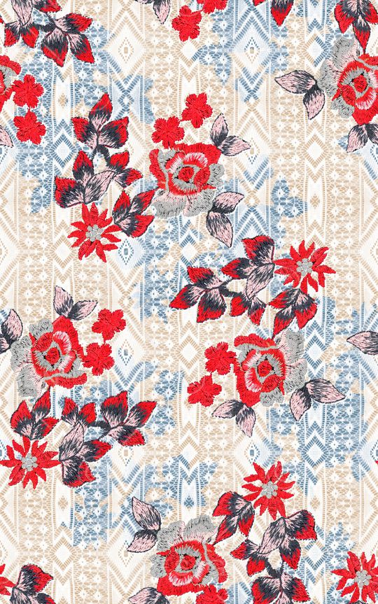 绣花印花华亿平台图片