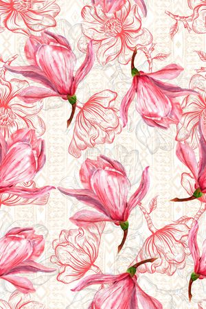 线描印花华亿平台图片