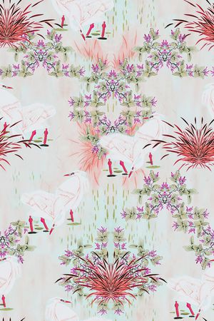 中国风印花华亿平台图片