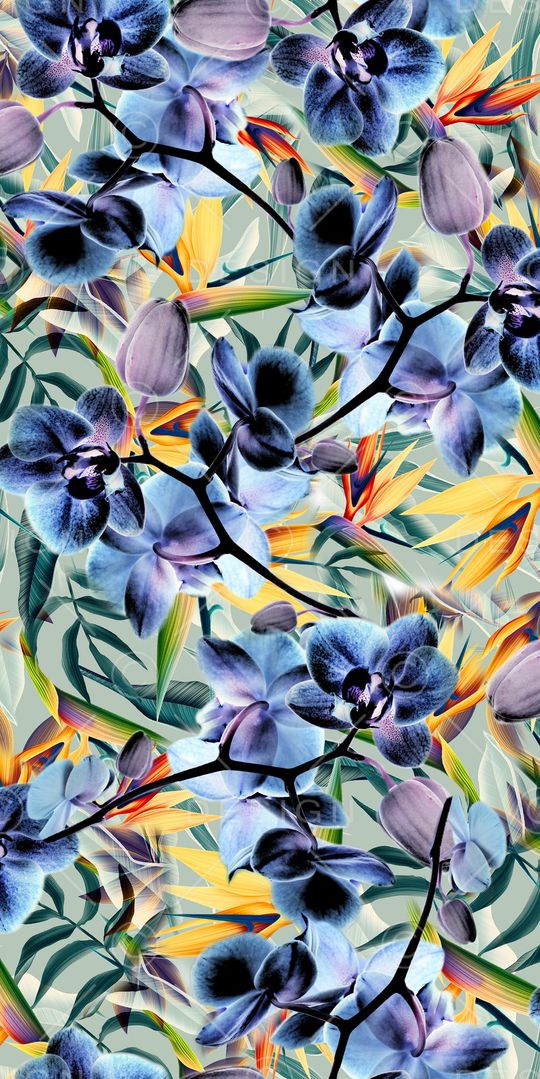 鲜花印花华亿平台图片