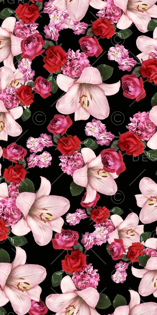 鲜花印花华亿平台图片