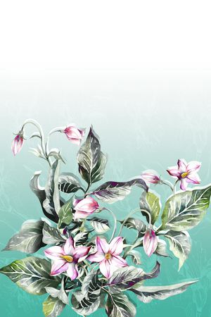 手绘印花华亿平台图片