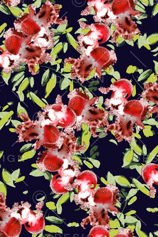 海洋生物印花华亿平台图片