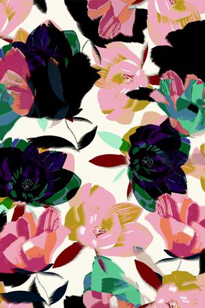 乱花印花华亿平台图片