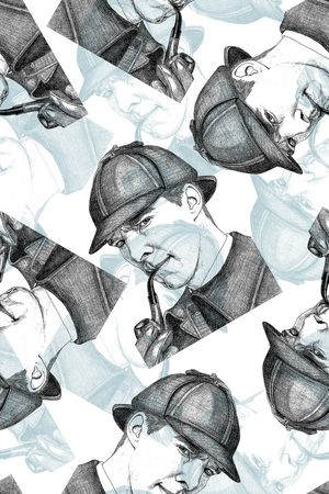 人物像印花华亿平台图片