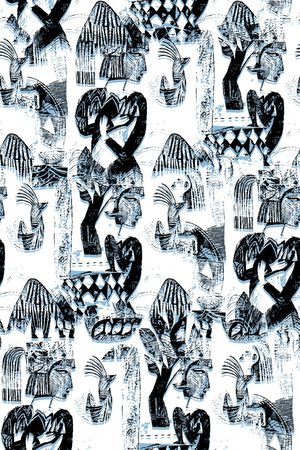 抽象纹理印花华亿平台图片