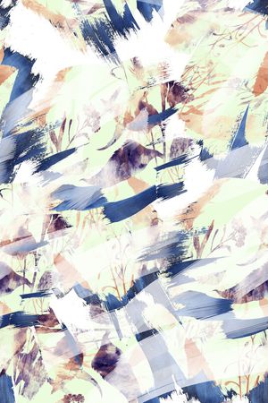 笔触印花华亿平台图片