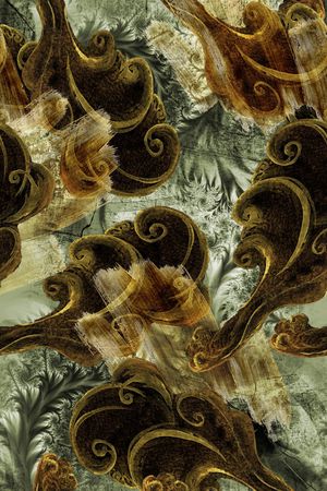 抽象印花华亿平台图片