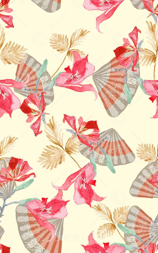 花朵印花华亿平台图片