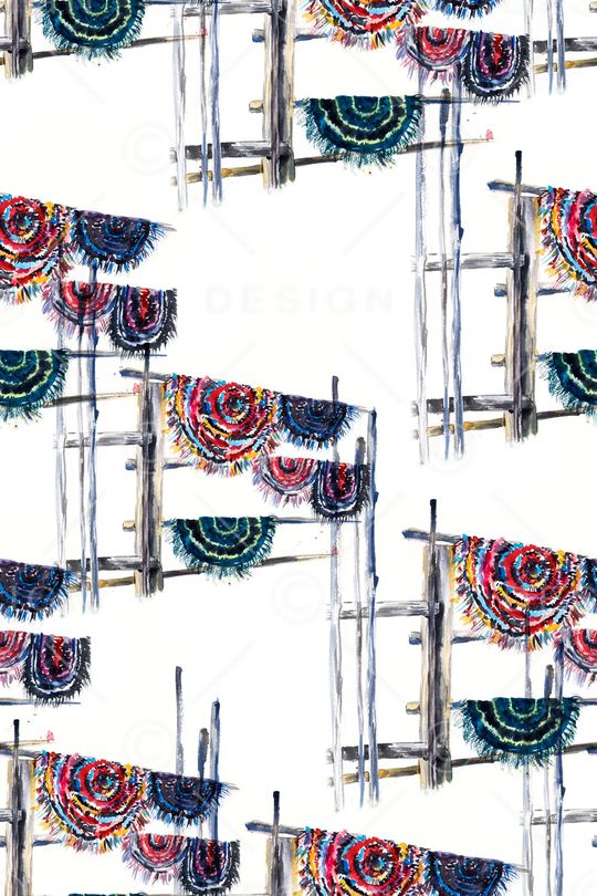 村庄印花华亿平台图片