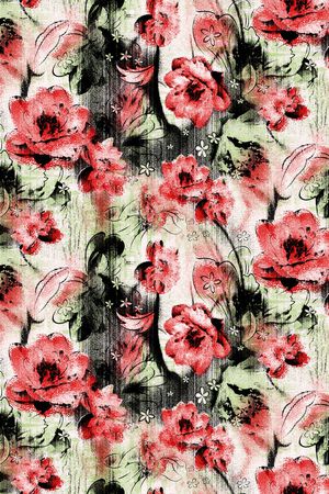 乱花印花华亿平台图片