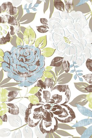 牡丹印花华亿平台图片