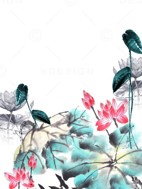 中国风印花华亿平台图片