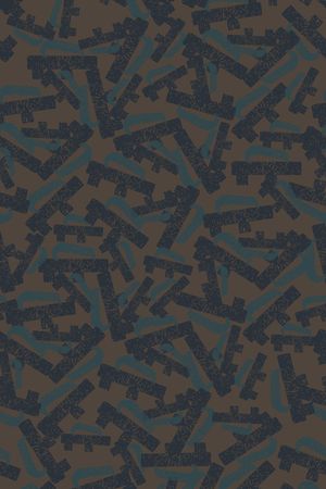 不规则几何印花华亿平台图片