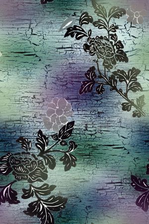 中国风印花华亿平台图片