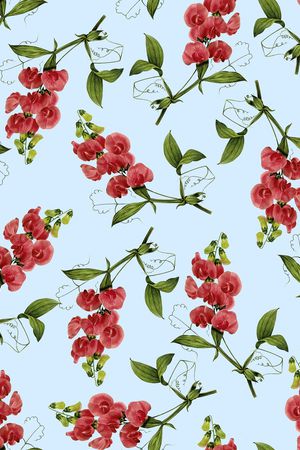 兰花印花华亿平台图片