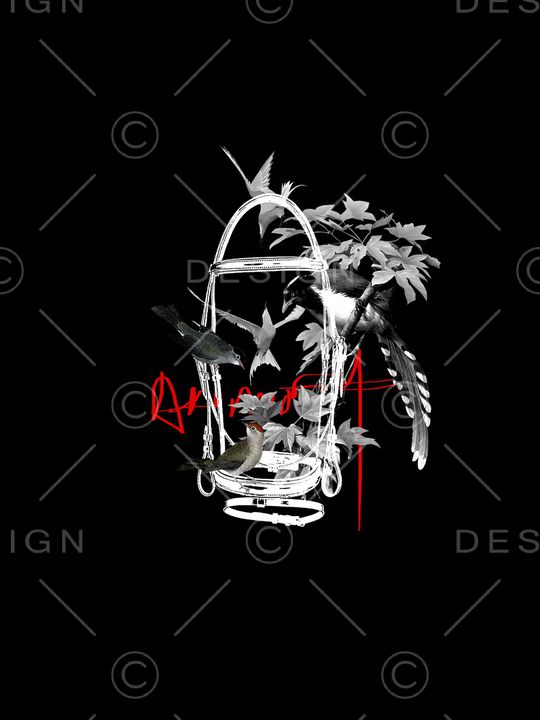 树枝印花华亿平台图片