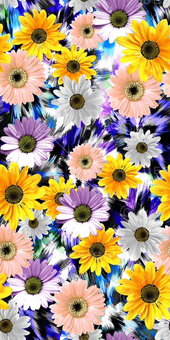 鲜花印花华亿平台图片