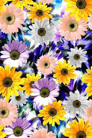 鲜花印花华亿平台图片