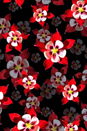 鲜花印花华亿平台图片