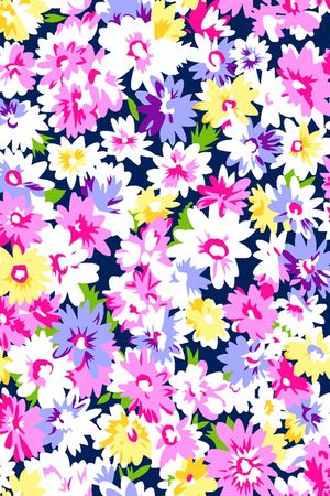 小碎花印花华亿平台图片