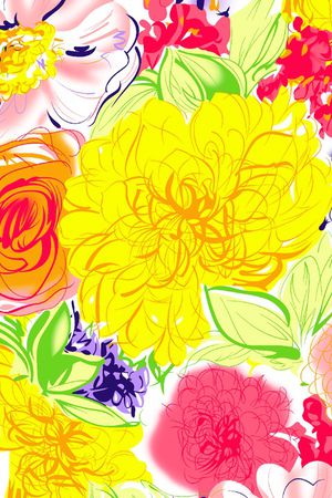 花朵印花华亿平台图片