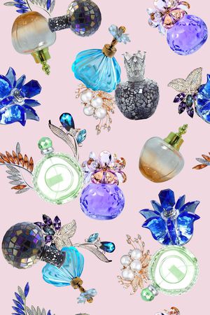 香水瓶印花华亿平台图片