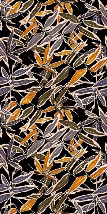 826441-手绘竹子叶子A