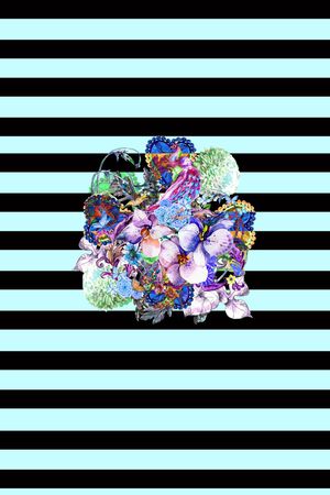 条纹印花华亿平台图片