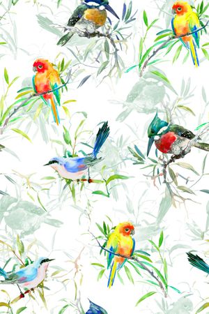 水彩印花华亿平台图片